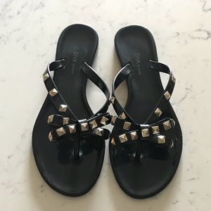 Rock Stud Flip Flops